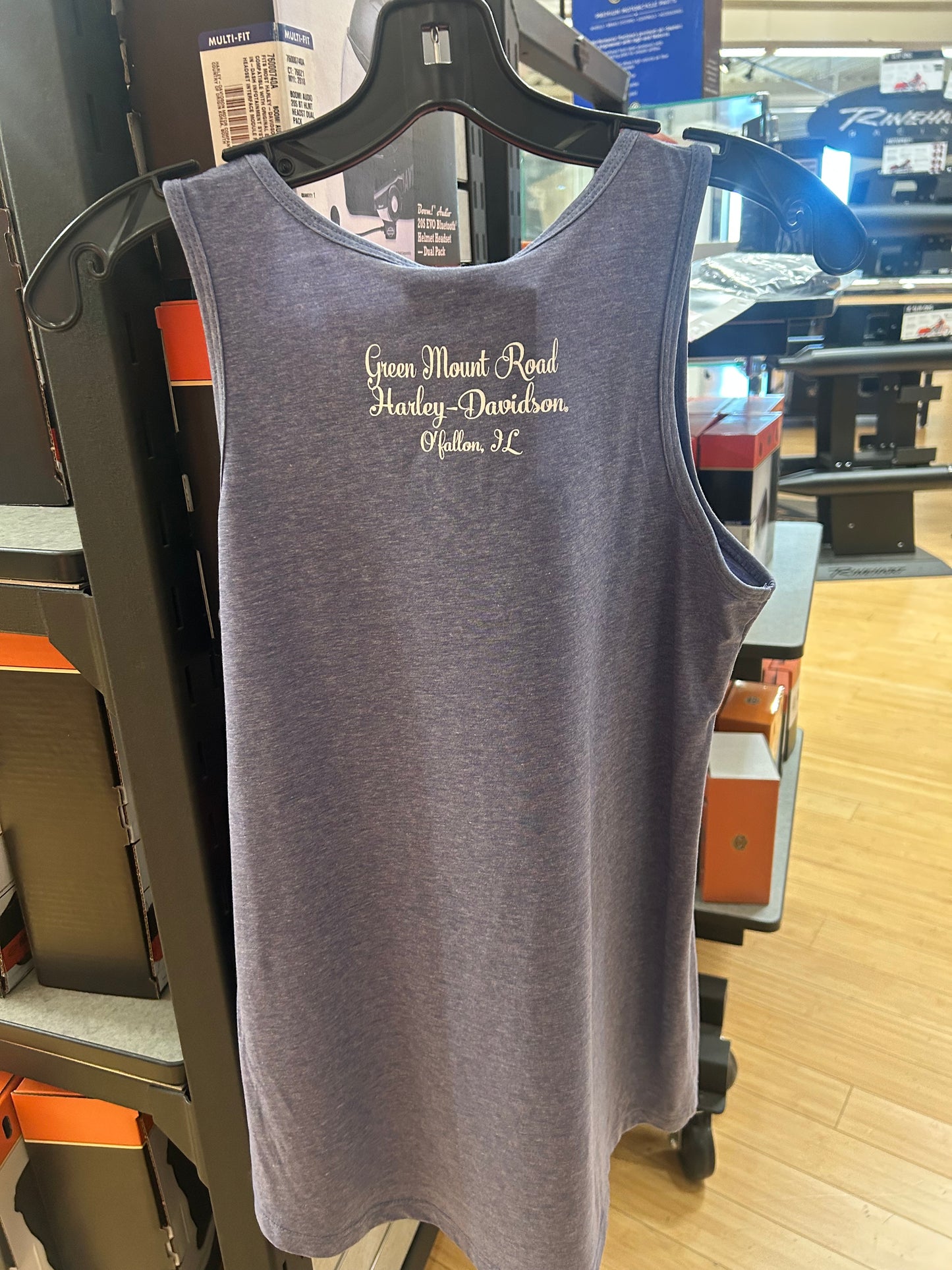 Blue Chrome Tank
