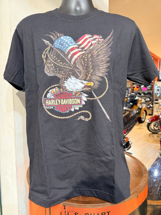 Vintage Eagle S/S T-Shirt Black