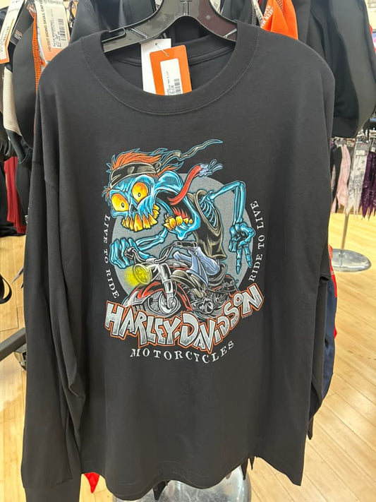 Skull Fun Ride L/S Tee